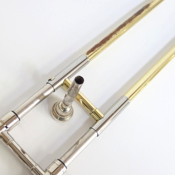 実際に弊社で買取させて頂いたJUPITER/ジュピター SST-314 スライド トランペット ゴールド ハードケース付の画像 8枚目
