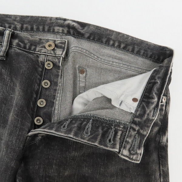 実際に弊社で買取させて頂いたRED EAR/レッドイヤー ポールスミス WASHED BLACK JEANS/ウォッシュドデニムパンツ 282602/Mの画像 4枚目