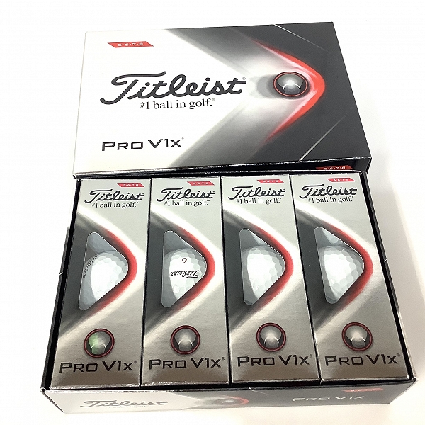 実際に弊社で買取させて頂いた【未使用】Titleist/タイトリスト PRO V1x ゴルフボール 1ダース