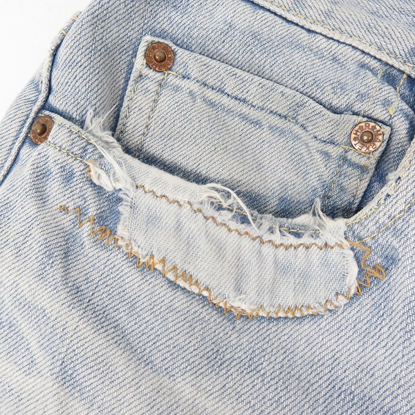 実際に弊社で買取させて頂いたBLUE BLUE/ブルーブルー INDIGO デニムパンツ 31の画像 9枚目