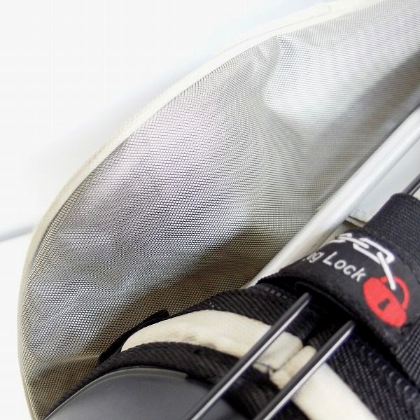実際に弊社で買取させて頂いたTitleist/タイトリスト 軽量 7分割スタンドキャディバッグ グレーｘ ブラックの画像 4枚目
