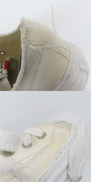 実際に弊社で買取させて頂いたMaison MIHARA YASUHIRO/メゾンミハラヤスヒロ original sole toe cap sneaker LOW スニーカー A05FW702/43の画像 7枚目