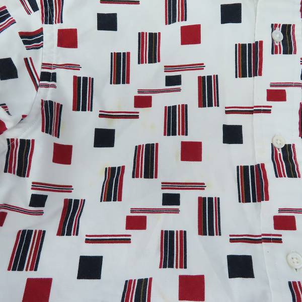 実際に弊社で買取させて頂いたBLACK FLEECE by Brooks Brothers/ブラックフリース 総柄BDシャツ/BB0の画像 5枚目