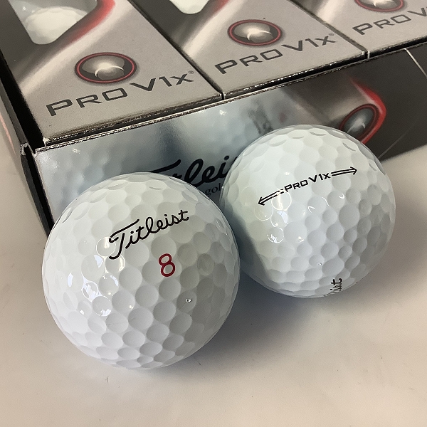 実際に弊社で買取させて頂いた【未使用】Titleist/タイトリスト PRO V1x ゴルフボール 1ダースの画像 1枚目