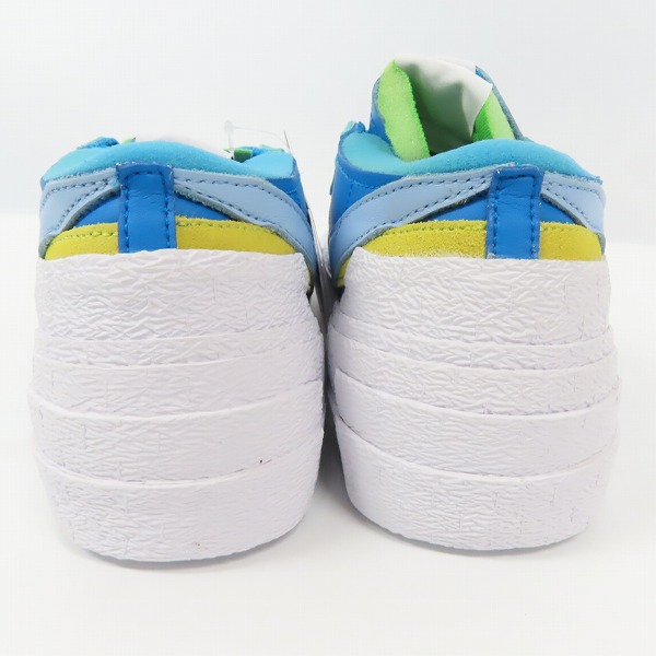 実際に弊社で買取させて頂いた【未使用】KAWS×sacai×NIKE/カウズ×サカイ×ナイキ Blazer Low Neptune Blue DM7901-400/29の画像 1枚目