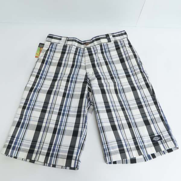 実際に弊社で買取させて頂いた【おまとめ品】Dickies/ディッキーズ MULTI USE POCKET SHORTS/マルチユーズ ポケット ショーツ/チェック柄 ハーフパンツ/34の画像 1枚目