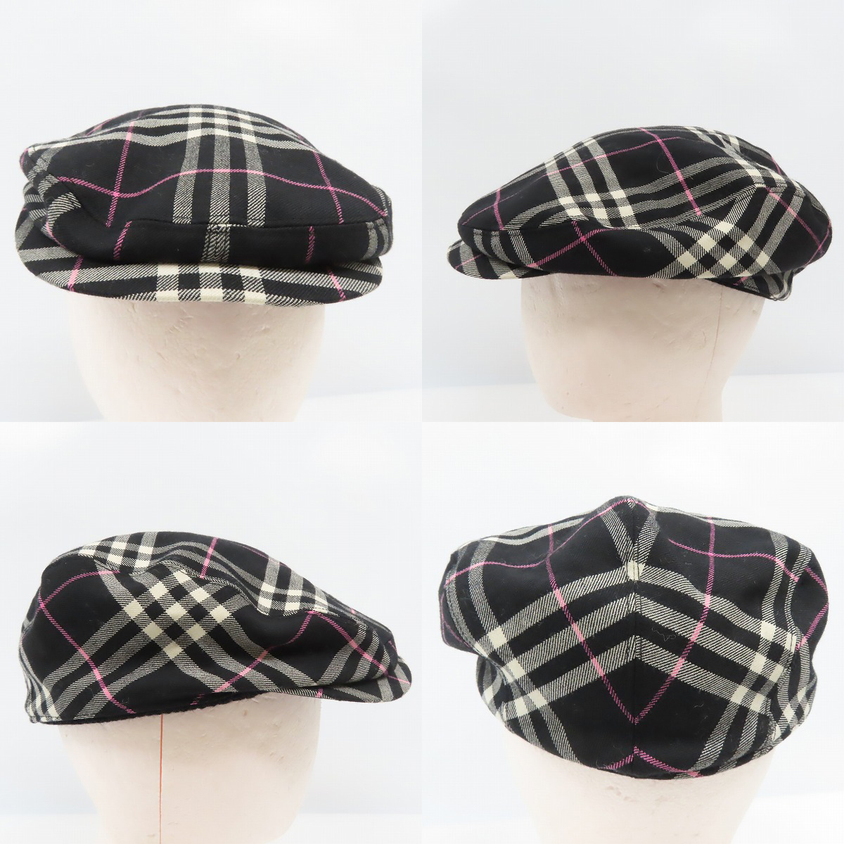 実際に弊社で買取させて頂いたBURBERRY GOLF/バーバリーゴルフ 帽子/ハンチングキャップ ノバチェック BGK10-504-09の画像 1枚目