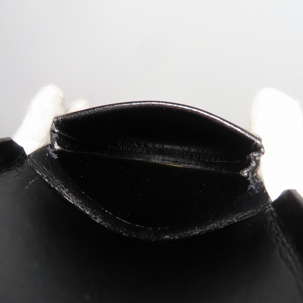 実際に弊社で買取させて頂いた【ギャラ付き】Cartier/カルティエ パシャ レザー コインケース 小銭入れ ウォレット ブラックの画像 3枚目