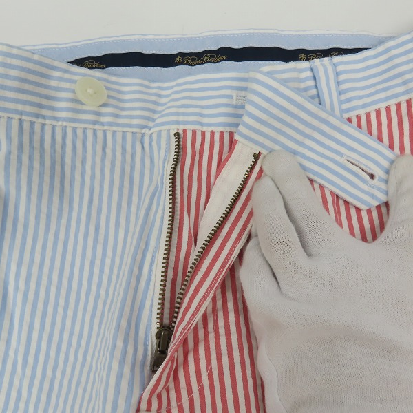 実際に弊社で買取させて頂いたBrooks Brothers/ブルックスブラザーズ シアサッカー コットン バミューダーショーツ W32の画像 5枚目