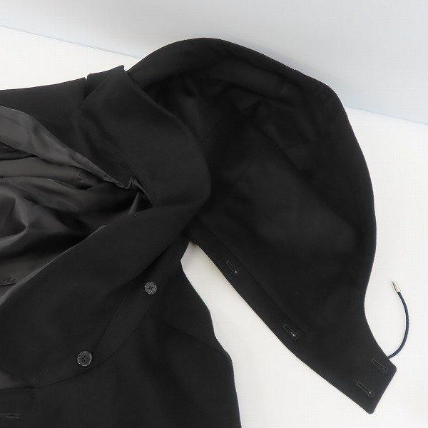 実際に弊社で買取させて頂いたMACKINTOSH/マッキントッシュ  ストームシステム ウール ショート フーデッド ステンカラー コート DUNOON HOOD GM-1004F/48の画像 6枚目