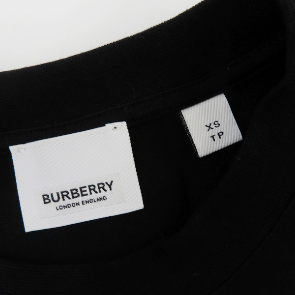 実際に弊社で買取させて頂いたBURBERRY/バーバリー 19SS クルーネック 長袖Tシャツ LONG-SLEEVE MONOGRAM MOTIF COTTON TOP 8024600/XSの画像 2枚目