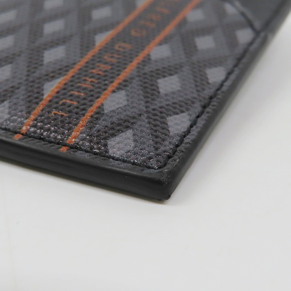 実際に弊社で買取させて頂いたDUNHILL/ダンヒル ラゲッジキャンバス エンジンターン ミニスマートウォレット/カードケースの画像 5枚目