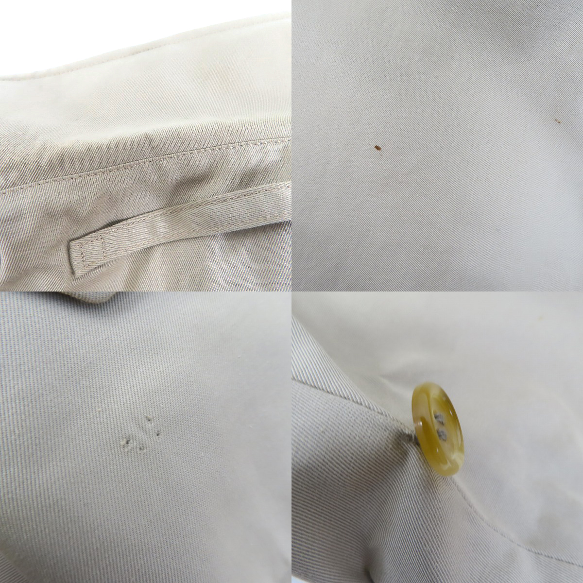 実際に弊社で買取させて頂いたBurberrys/バーバリーズ 裏地チェック柄/バーバリー チェック ステンカラーコート 40268/46の画像 8枚目