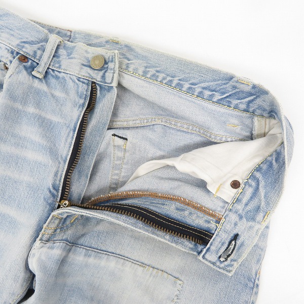 実際に弊社で買取させて頂いたBLUE BLUE/ブルーブルー INDIGO デニムパンツ 31の画像 6枚目