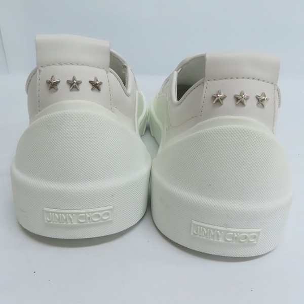 実際に弊社で買取させて頂いたJIMMY CHOO/ジミーチュウ V.B.C SLIP ON スタッズ付き スリッポンスニーカー/41の画像 1枚目