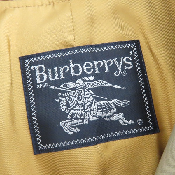 実際に弊社で買取させて頂いたBurberrys/バーバリーズ ネーム入り チェックライナー付き ステンカラーコートの画像 2枚目