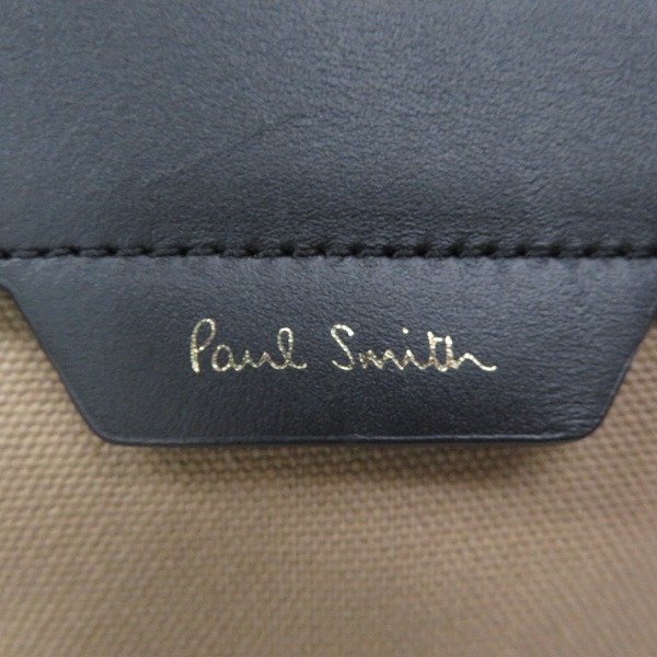 実際に弊社で買取させて頂いたPaul Smith/ポールスミス レザー リュックサック/バックパック ダック地の画像 3枚目
