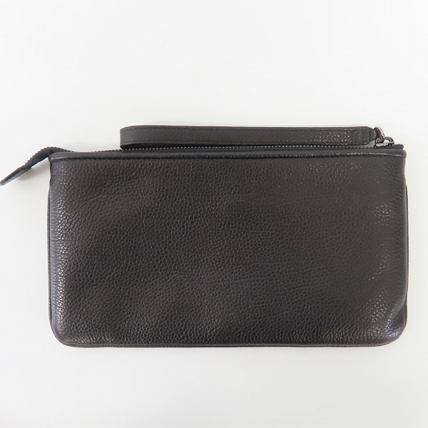 実際に弊社で買取させて頂いたGOLDEN GOOSE/ゴールデングース クラッチバッグ ブラック G36WA884.A1の画像 1枚目