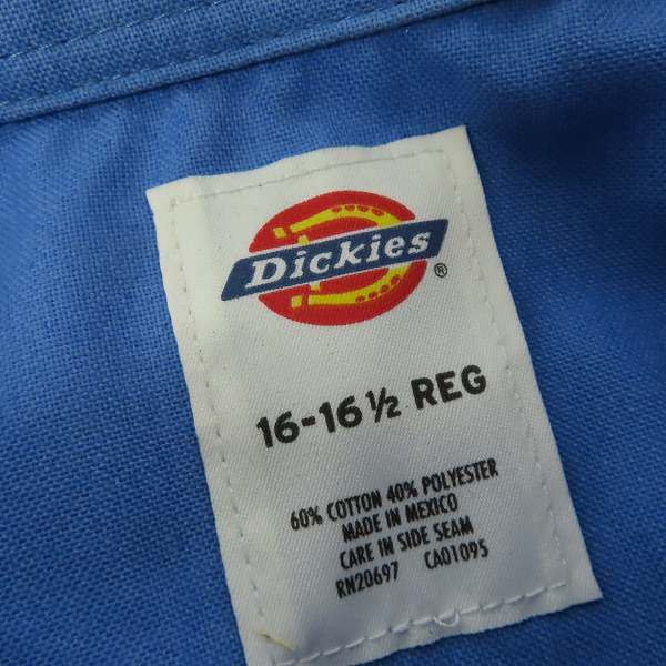 実際に弊社で買取させて頂いたDickies/ディッキーズ オックスフォードシャツ/長袖/16-16.5の画像 2枚目