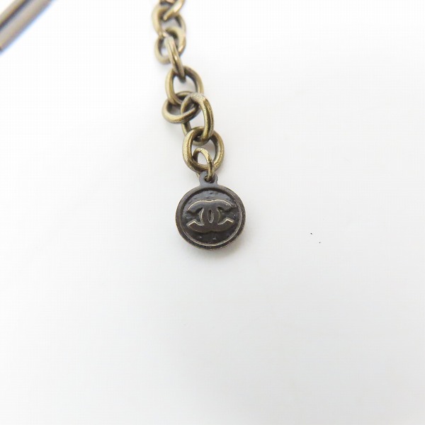 実際に弊社で買取させて頂いたCHANEL/シャネル ココマーク ダブルバー プレート ネックレス 1999年の画像 6枚目