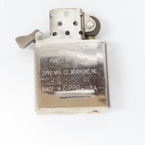 実際に弊社で買取させて頂いたZIPPO/ジッポー Paul Smith/ポールスミス COLLECTION 花柄 ピンク×シルバー 2001年製の画像 5枚目