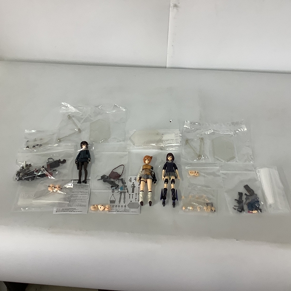 実際に弊社で買取させて頂いたマックスファクトリー figma ARMS NOTE エグソアーム/バイオニック/ロングレンジ ジョシコウセイ 3種セット