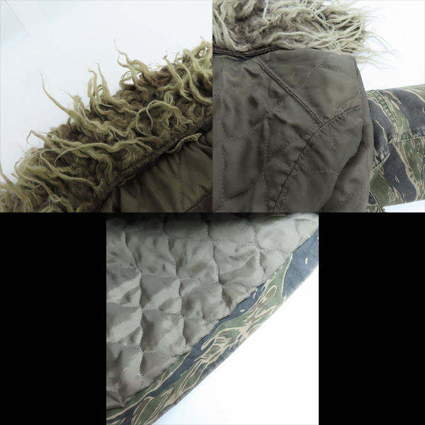 実際に弊社で買取させて頂いたHysterics/ヒステリックス ヒステリックグラマー タイガーカモ ミリタリージャケット 3AJ-2870/Fの画像 7枚目