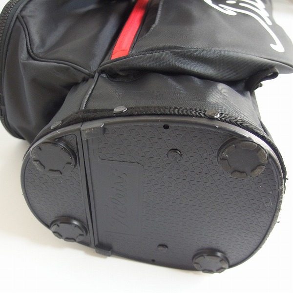 実際に弊社で買取させて頂いたTitleist/タイトリスト Players 4/プレイヤーズ4 TB21SX4 BKRD スタンドキャディバッグ ブラックｘレッド の画像 7枚目