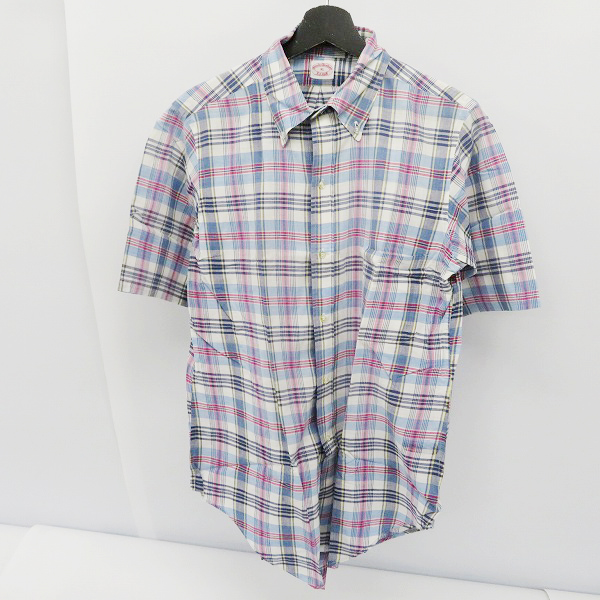 実際に弊社で買取させて頂いた【おまとめ品】Brooks Brothers/ブルックスブラザーズ チェック/ストライプ/無地 長袖/半袖 シャツの画像 4枚目