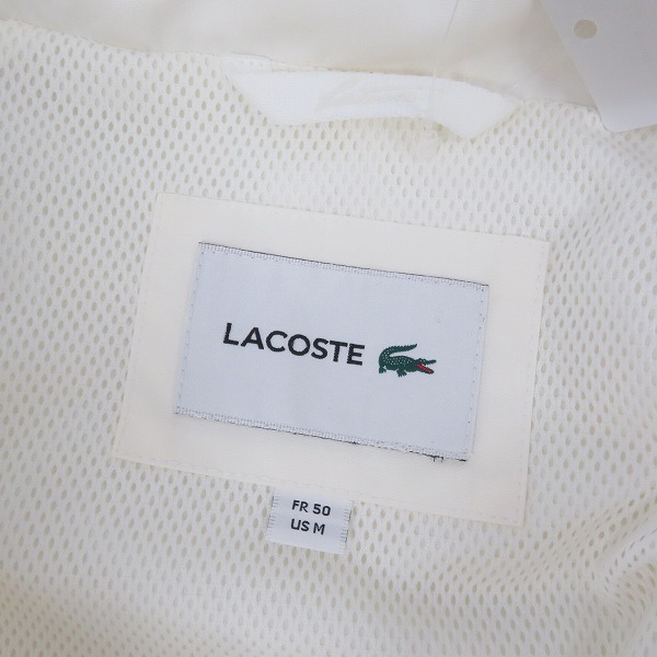 実際に弊社で買取させて頂いた【未使用】LACOSTE/ラコステ ライトウェイトジップウィンドブレーカー BH5292L/50の画像 2枚目