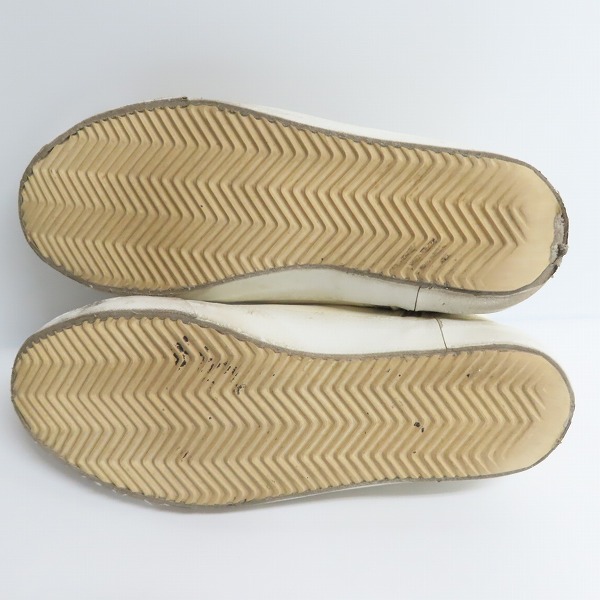 実際に弊社で買取させて頂いたGOLDEN GOOSE/ゴールデングース SLIDE/スライド サイドジップ レザーシューズ/42の画像 2枚目