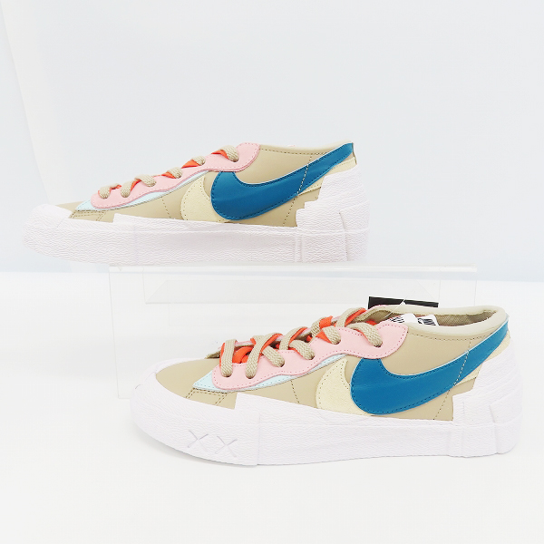 実際に弊社で買取させて頂いた【未使用】NIKE×SACAI×KAWS/ナイキ×サカイ×カウズ BLAZER LOW/ブレーザーロー DM7901-200/26.5の画像 3枚目