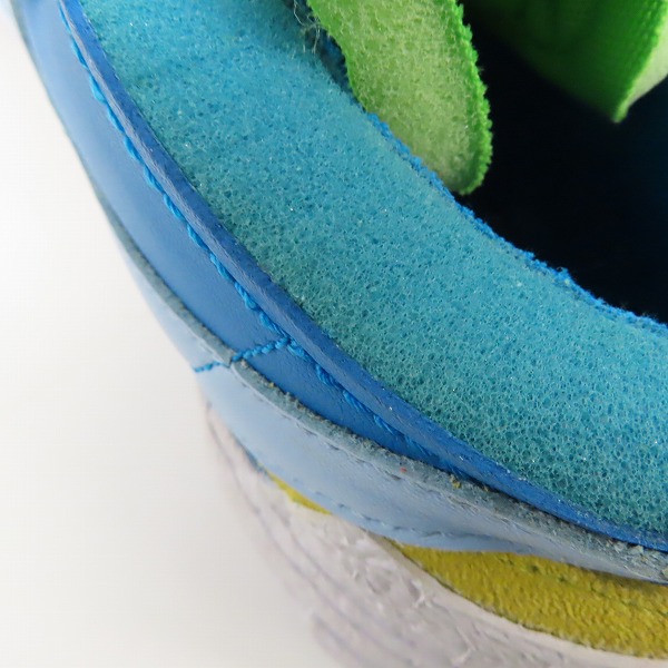 実際に弊社で買取させて頂いた【未使用】KAWS×sacai×NIKE/カウズ×サカイ×ナイキ Blazer Low Neptune Blue DM7901-400/29の画像 6枚目