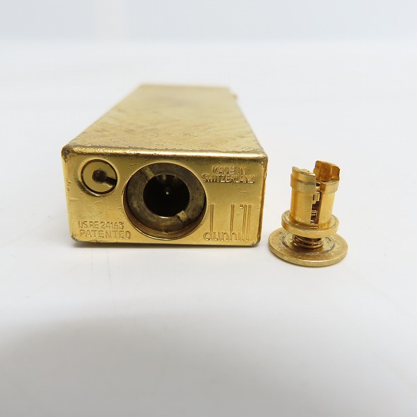 実際に弊社で買取させて頂いたdunhill/ダンヒル サイドローラーガスライター ゴールドの画像 2枚目