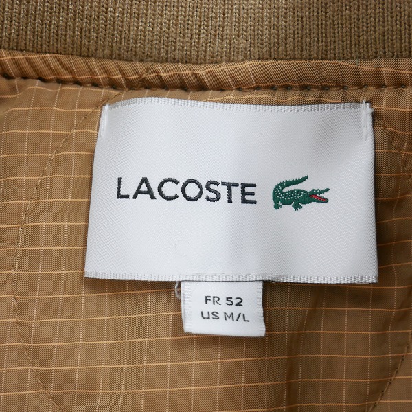 実際に弊社で買取させて頂いたLACOSTE/ラコステ リバーシブル ボンバージャケット/ブルゾン BH1044L /52の画像 4枚目