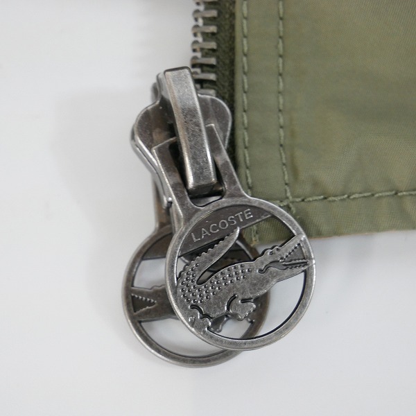 実際に弊社で買取させて頂いたLACOSTE/ラコステ リバーシブル ボンバージャケット/ブルゾン BH1044L /52の画像 8枚目