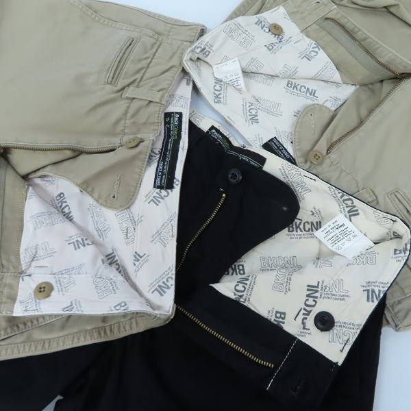 実際に弊社で買取させて頂いたBackChannel/バックチャンネル チノ パンツ 3点セットの画像 3枚目