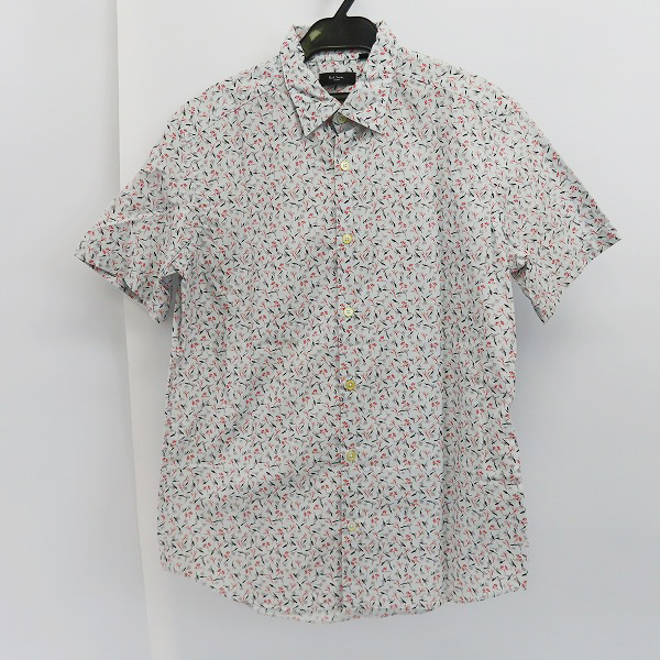 実際に弊社で買取させて頂いたPaul Smith/ポールスミス 半袖シャツ総柄/L