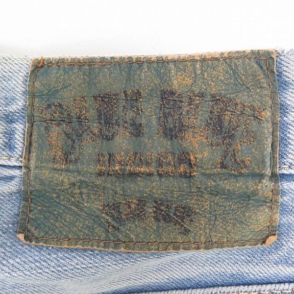 実際に弊社で買取させて頂いたBLUE BLUE/ブルーブルー INDIGO デニムパンツ 31の画像 2枚目