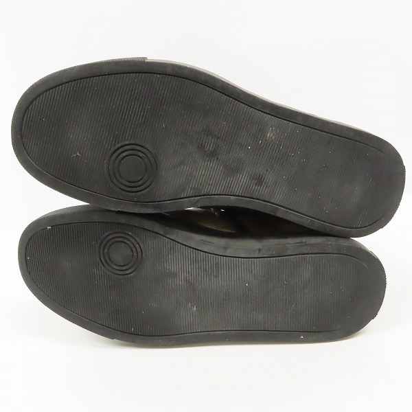 実際に弊社で買取させて頂いたDIESEL BLACK GOLD/ディーゼル ブラック ゴールド レースアップ レザースニーカー Size：42の画像 2枚目