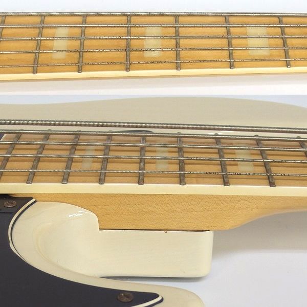 実際に弊社で買取させて頂いた★【難有り】Bacchus/バッカス GLOBAL Series ジャズベースType 5弦ベース ソフトケース付の画像 3枚目