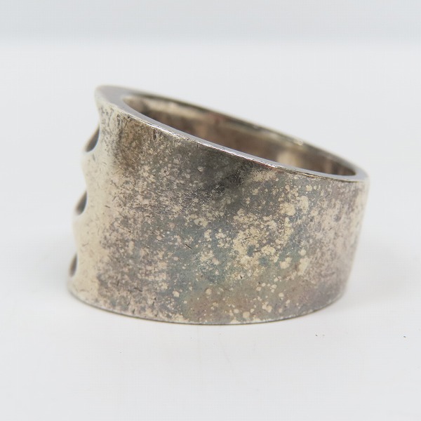 実際に弊社で買取させて頂いたDr MONROE/ドクターモンロー SV925 オーバルホールリング /29-29.5号の画像 1枚目