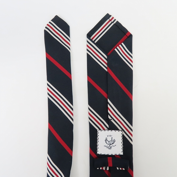 実際に弊社で買取させて頂いたBrooks Brothers/ブルックスブラザーズ トリコロール ストライプ ネクタイの画像 3枚目