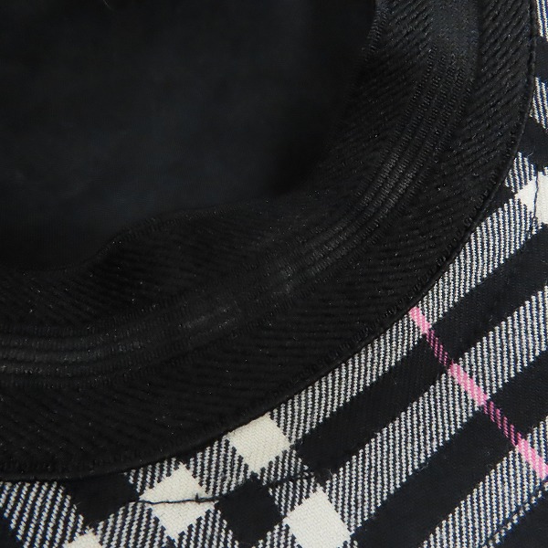 実際に弊社で買取させて頂いたBURBERRY GOLF/バーバリーゴルフ 帽子/ハンチングキャップ ノバチェック BGK10-504-09の画像 7枚目