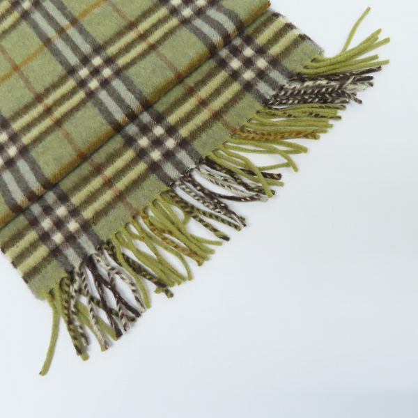 実際に弊社で買取させて頂いたBurberrys/バーバリーズ ノバチェック カシミヤ マフラー の画像 3枚目