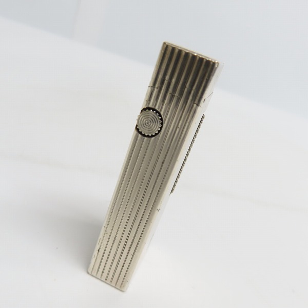 実際に弊社で買取させて頂いたdunhill/ダンヒル サイドローラーガスライター ストライプ シルバーの画像 3枚目