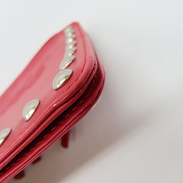実際に弊社で買取させて頂いたHYSTERICS/ヒステリックス/ヒステリックグラマー レザーポーチ レッドの画像 7枚目