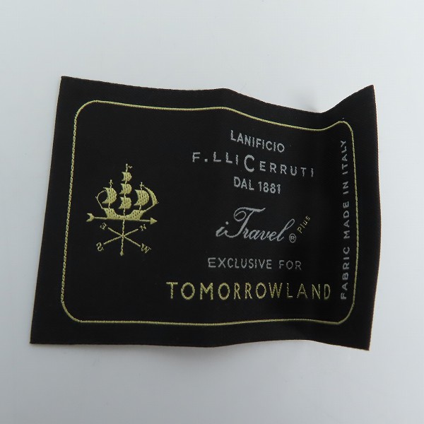実際に弊社で買取させて頂いたTOMORROWLAND/トゥモローランド セットアップスーツ /48の画像 8枚目