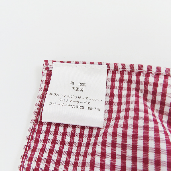 実際に弊社で買取させて頂いた【未使用】Brooks Brothers RED FLEECE/ブルックスブラザーズ チェック柄 2Bテーラードジャケット グレー系/38の画像 8枚目