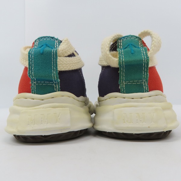 実際に弊社で買取させて頂いたNigel Cabourn × MIHARA YASUHIRO/ナイジェルケーボン × ミハラヤスヒロ ロートップ タイプC スニーカー C06FW701/43の画像 1枚目